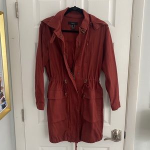 Forever 21 rust coat